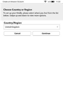 1. Select a Country (UK)