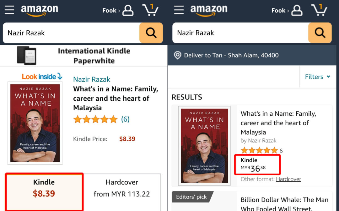 Buying Ebooks from Amazon.com with Malaysia Credit Card Now
