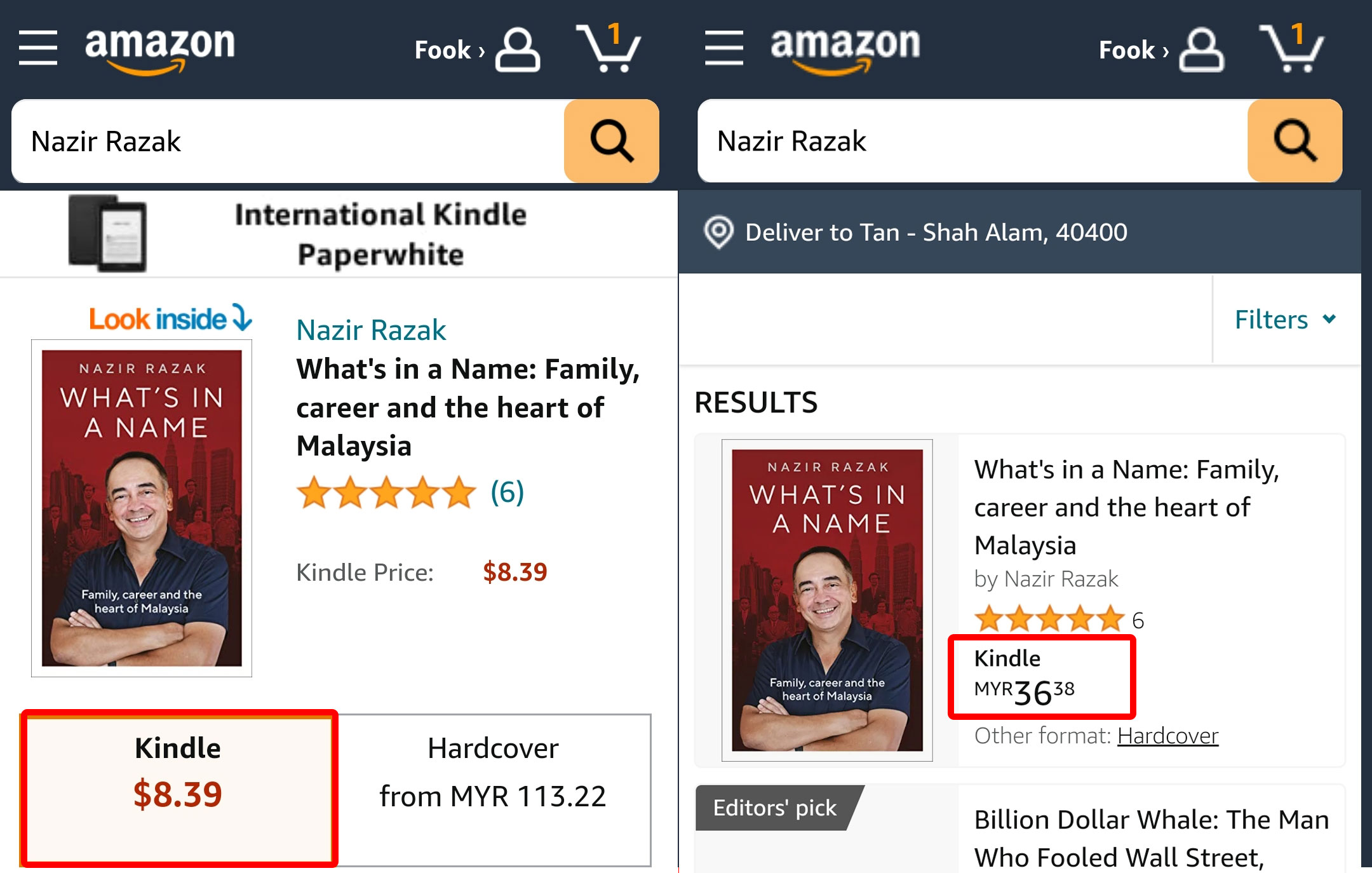 Pay RM11 More for What's in a Name by Nazir Razak with Malaysia Credit Card