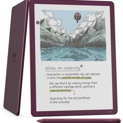 Amazon Kindle Scribe Colorsoft 64GB (newest model) — 11” paper-like color display with front ligh, includes Premium Pen