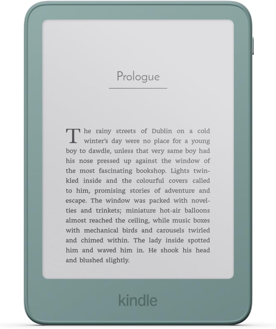 Kindle, Aluminum 2026 (Seaglass Green) - 6” 300 ppi, 32GB No Ads